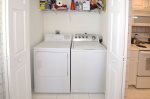 Laundry Closet in Kitchen